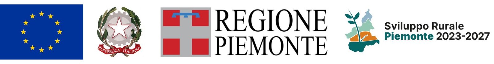 Unione Europea, Repubblica Italiana, Regione Piemonte, Sviluppo Rurale Piemonte 2023-2027