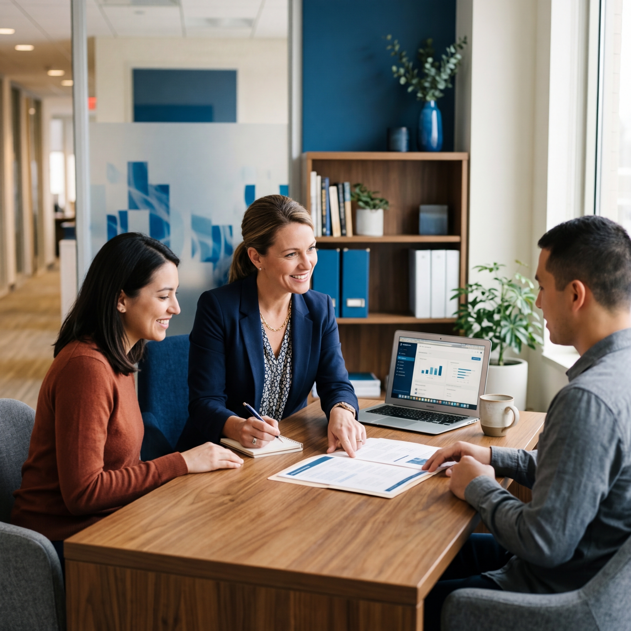 Operatore del Circolo FENAPI di Torino durante una consulenza fiscale con un cittadino